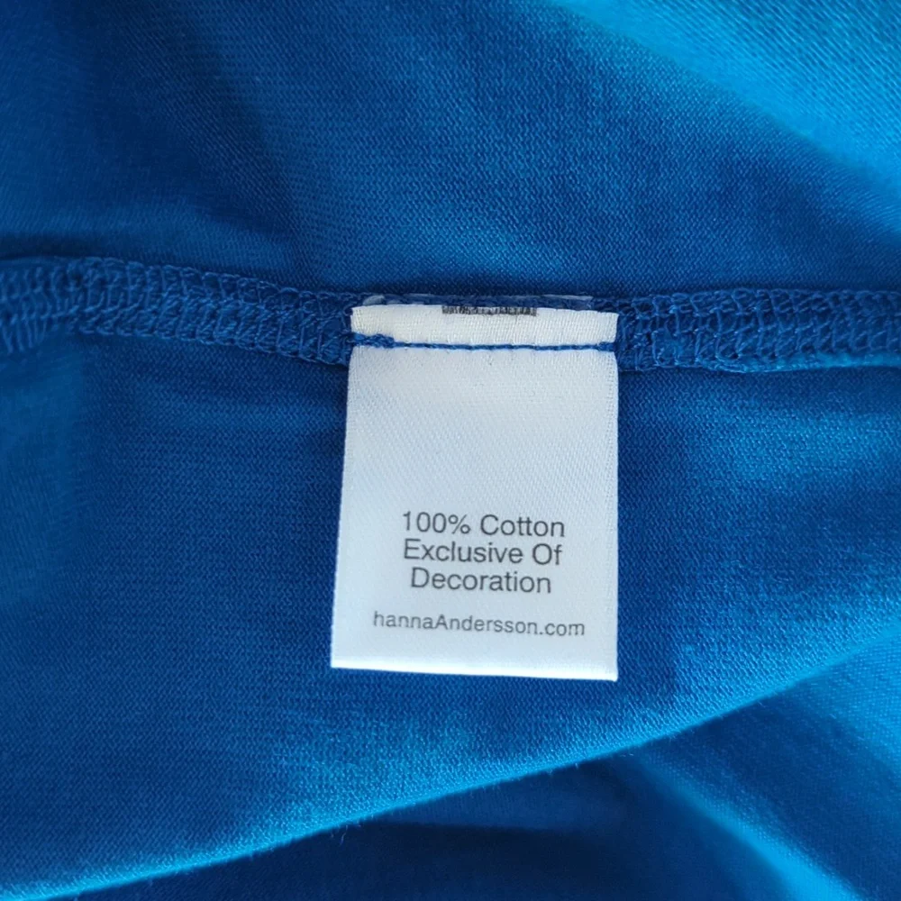 Hanna Andersson Baby Blue Long Sleeve Hedgehog Bodysuit Size 3-6 mos.